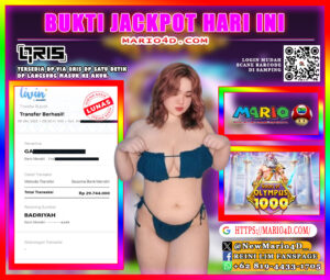 BUKTI JACKPOT MEMBER MARIO4D 08 OKTOBER 2025